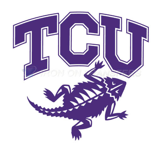 TCU Horned Frogs Logo T-shirts Iron On Transfers N6427 - Click Image to Close